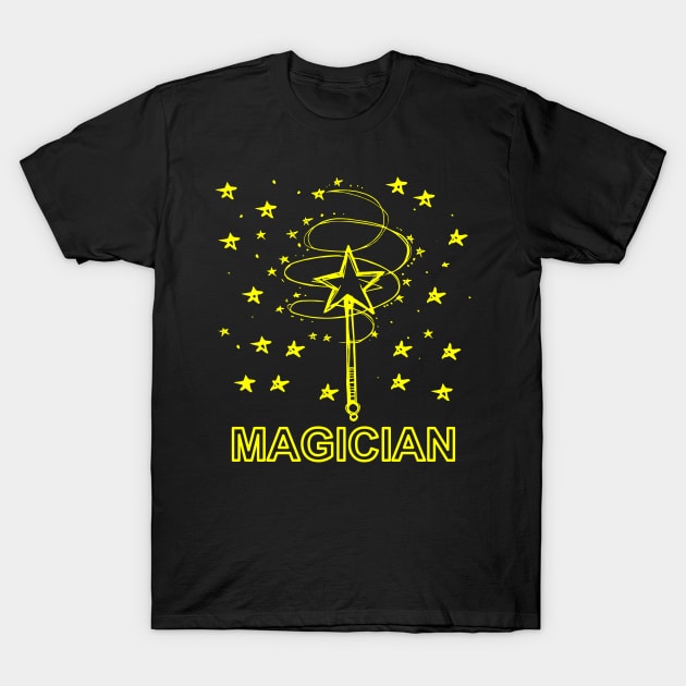 Magician Magician Magic Abracadabra Magical T-Shirt by SpruchBastler